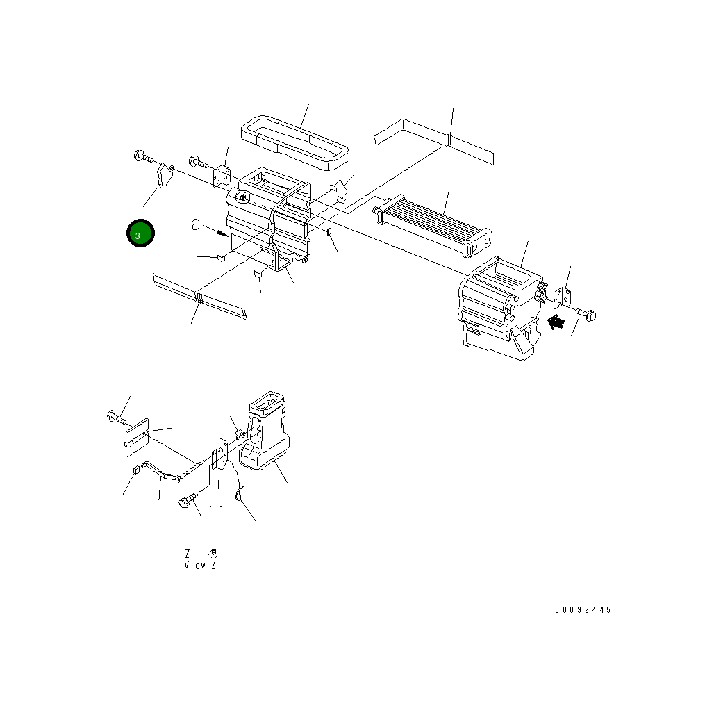 Крышка AN51151-47550 Komatsu