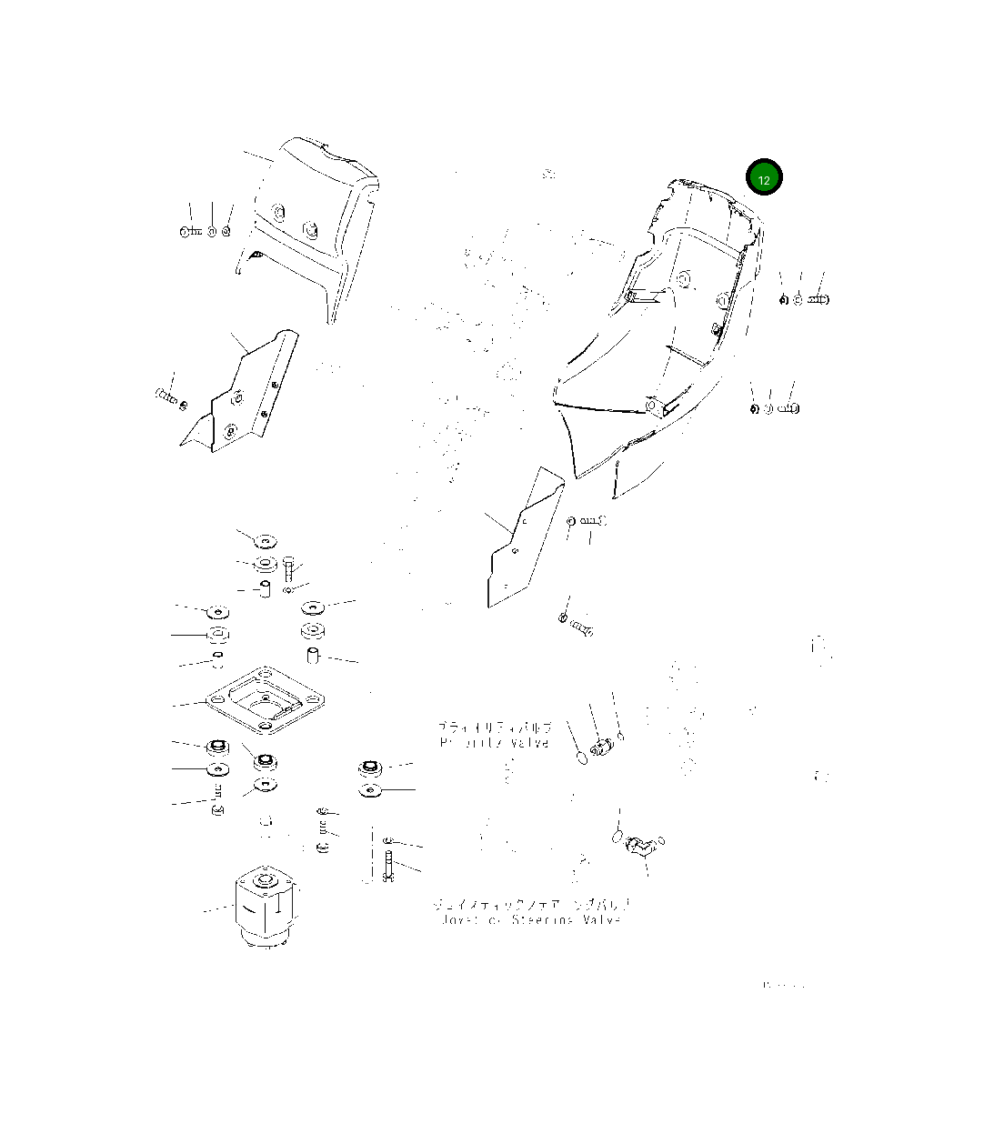 Крышка 419-54-62321  Komatsu