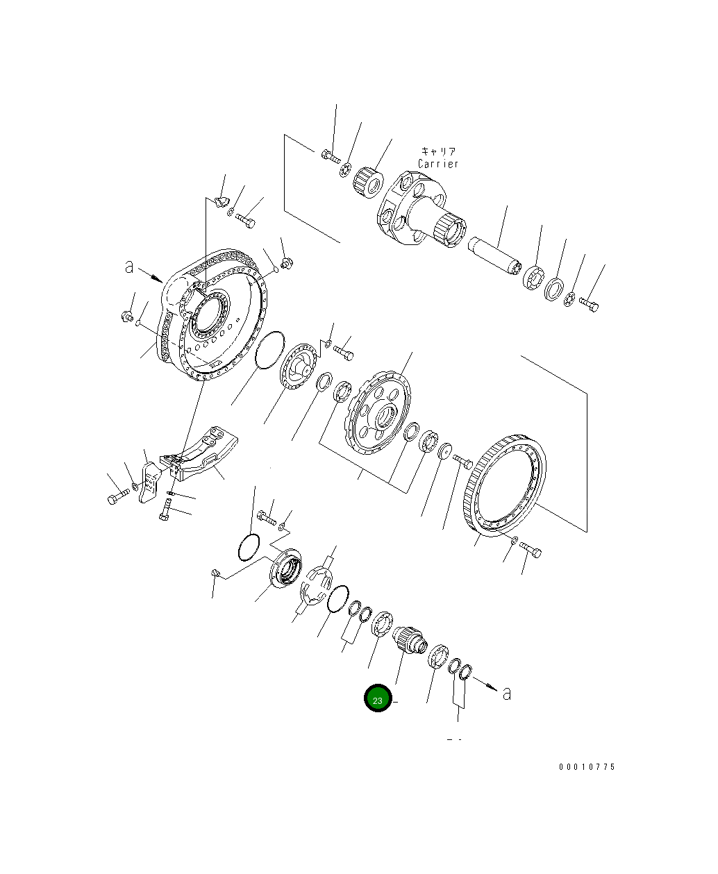 Подшипник 198-09-45540  Komatsu