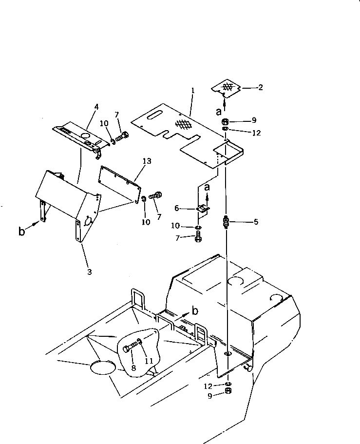 Крышка 268-10-34500 Komatsu