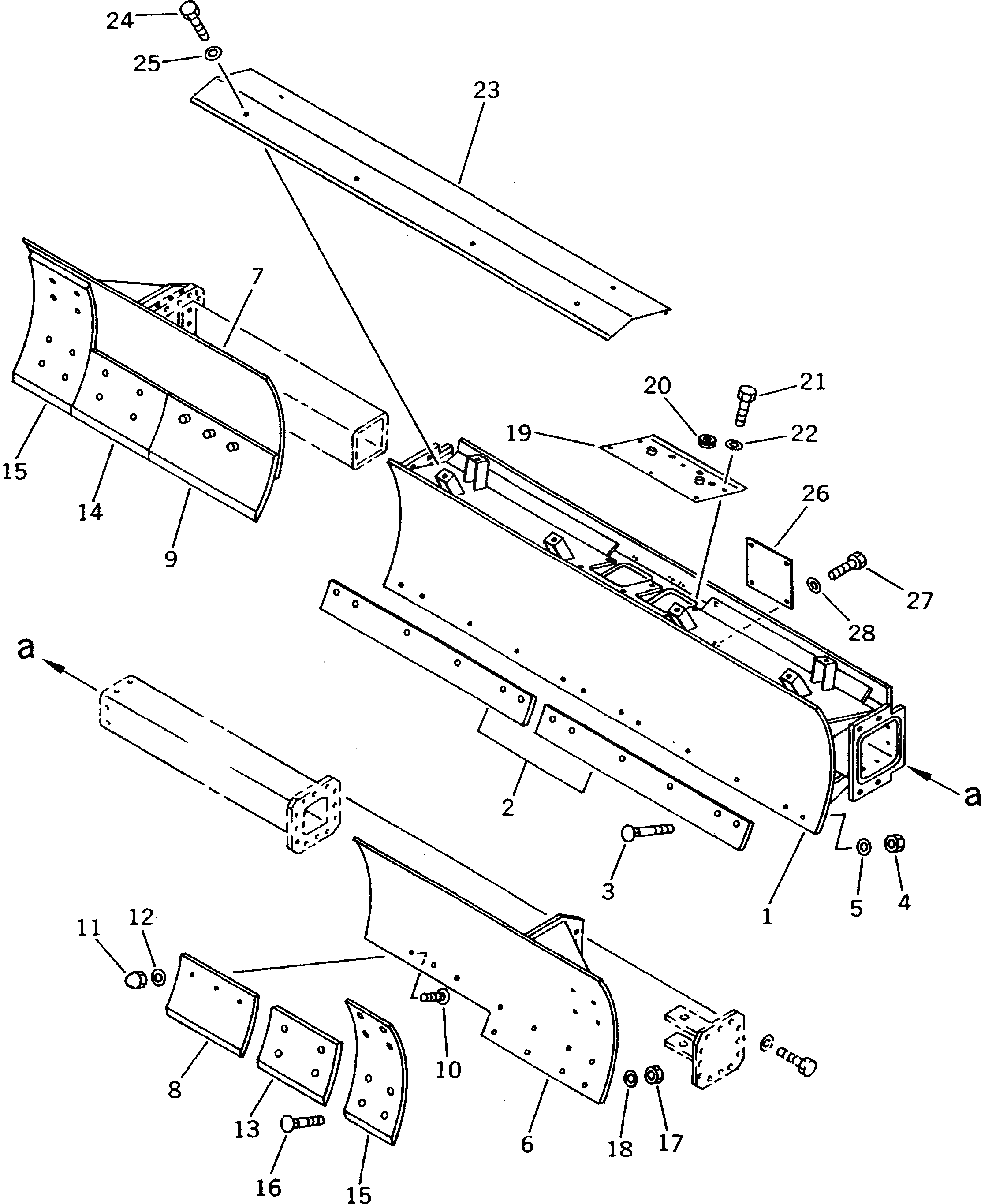 Крышка 23D-870-1170 Komatsu