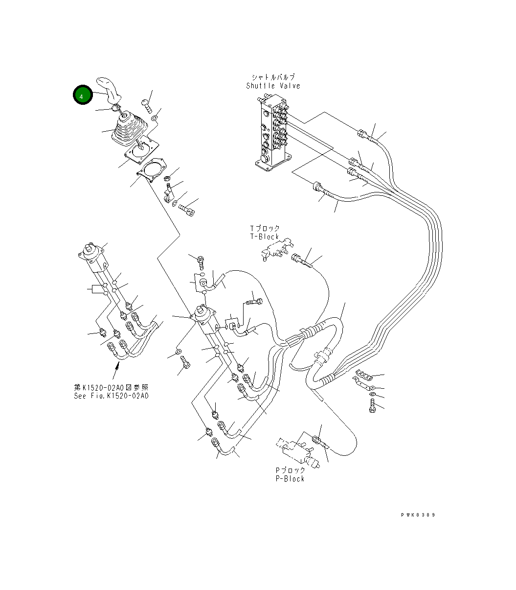 Рычаг 20G-43-K1570 Komatsu