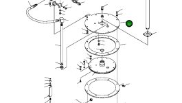 Крышка BF 5 422 Komatsu