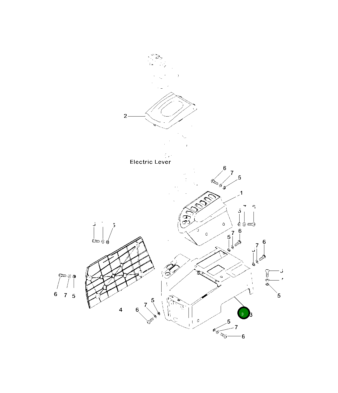 Крышка 423-43-58311  Komatsu