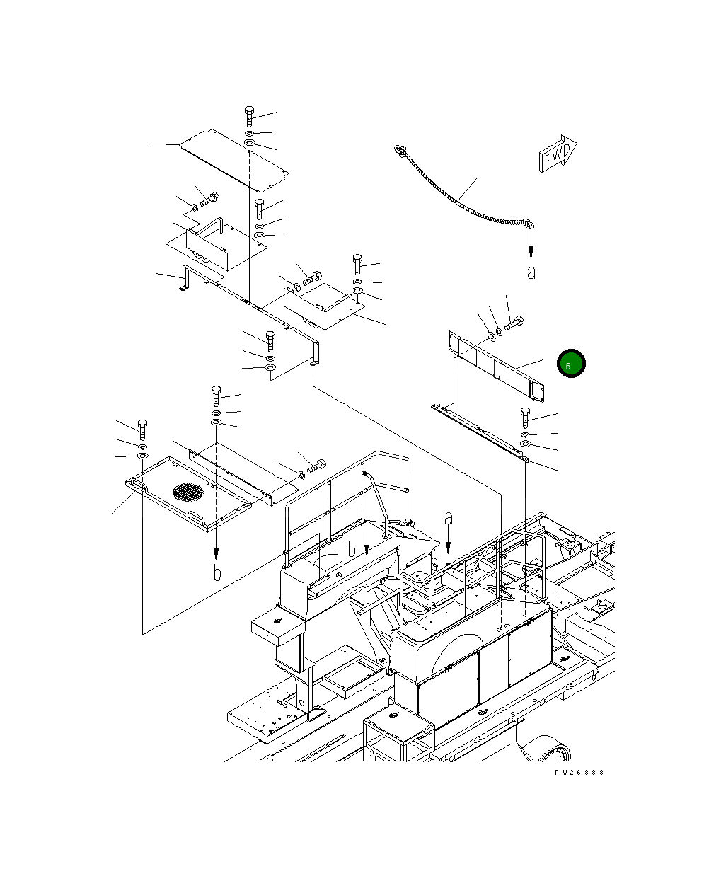 Крышка 8248-54-1852  Komatsu