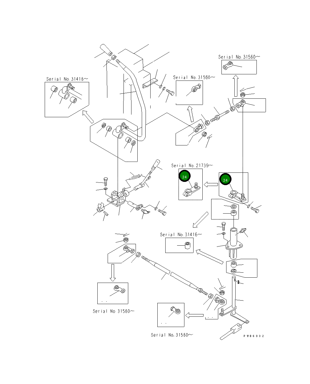 Рычаг 176-76-27870  Komatsu
