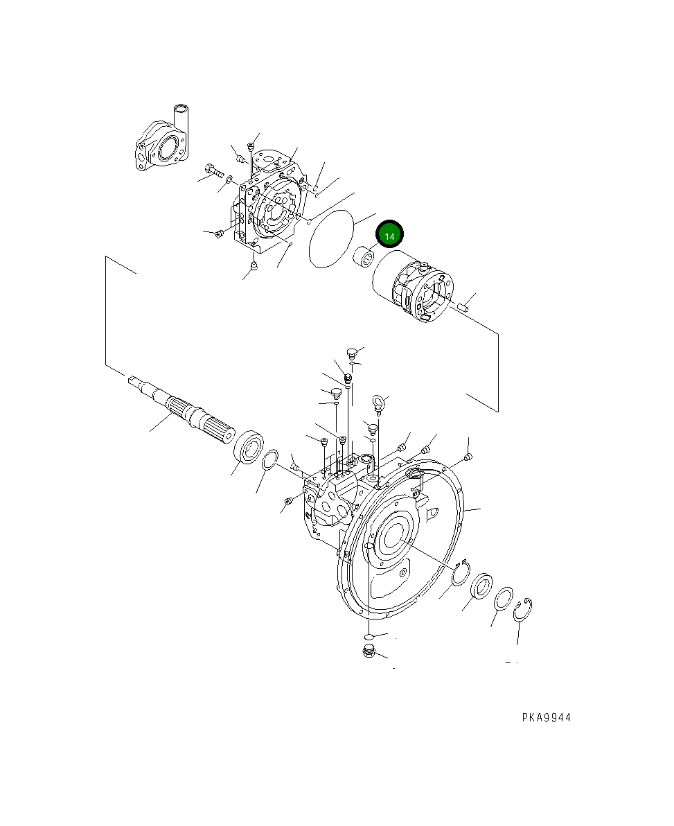 Подшипник 708-2L-32260 Komatsu