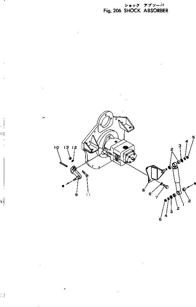 Рычаг 257-30-18100 Komatsu