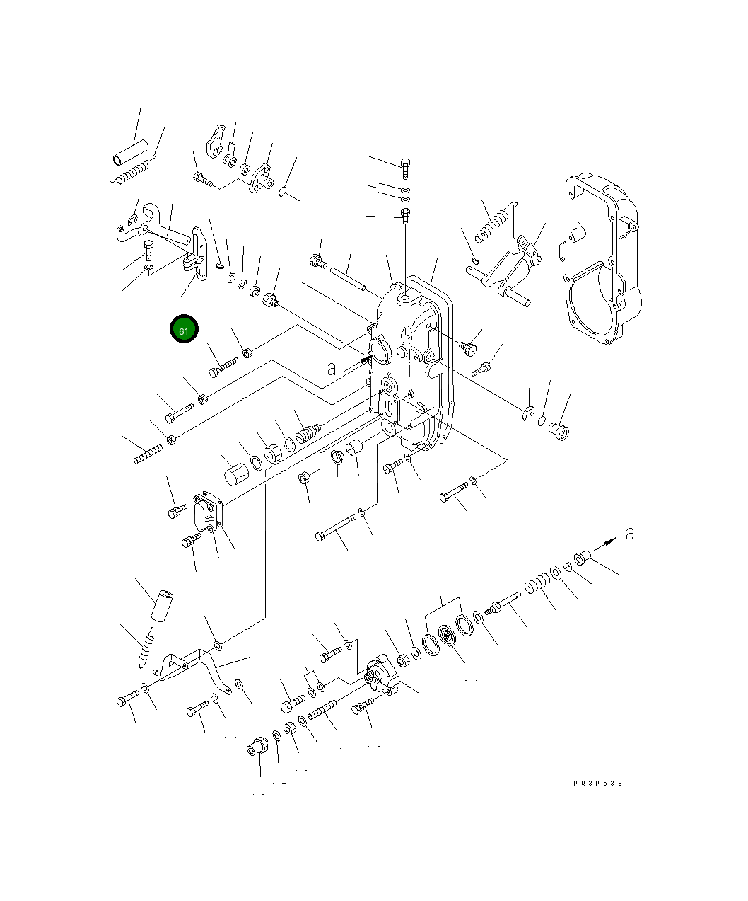 Рычаг DK154366-4620 Komatsu