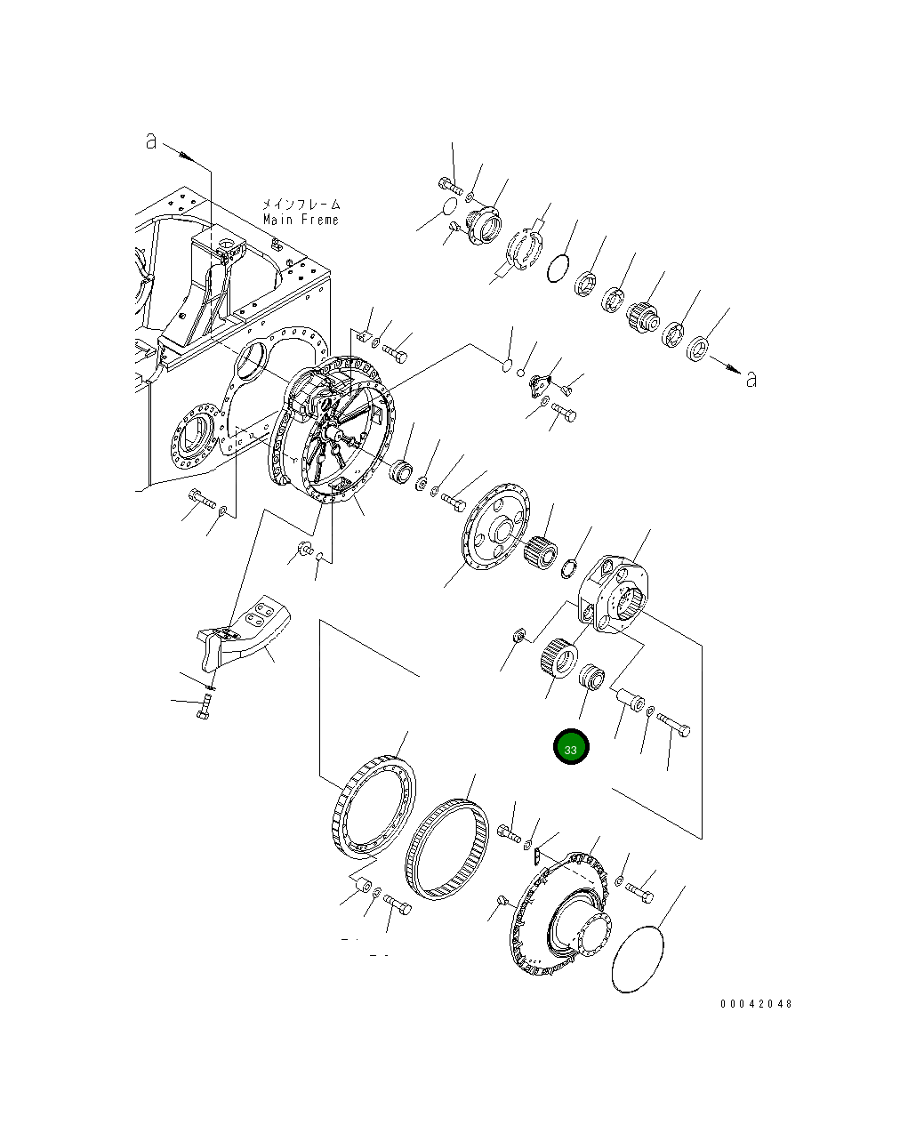 Подшипник 17A-09-41131 Komatsu