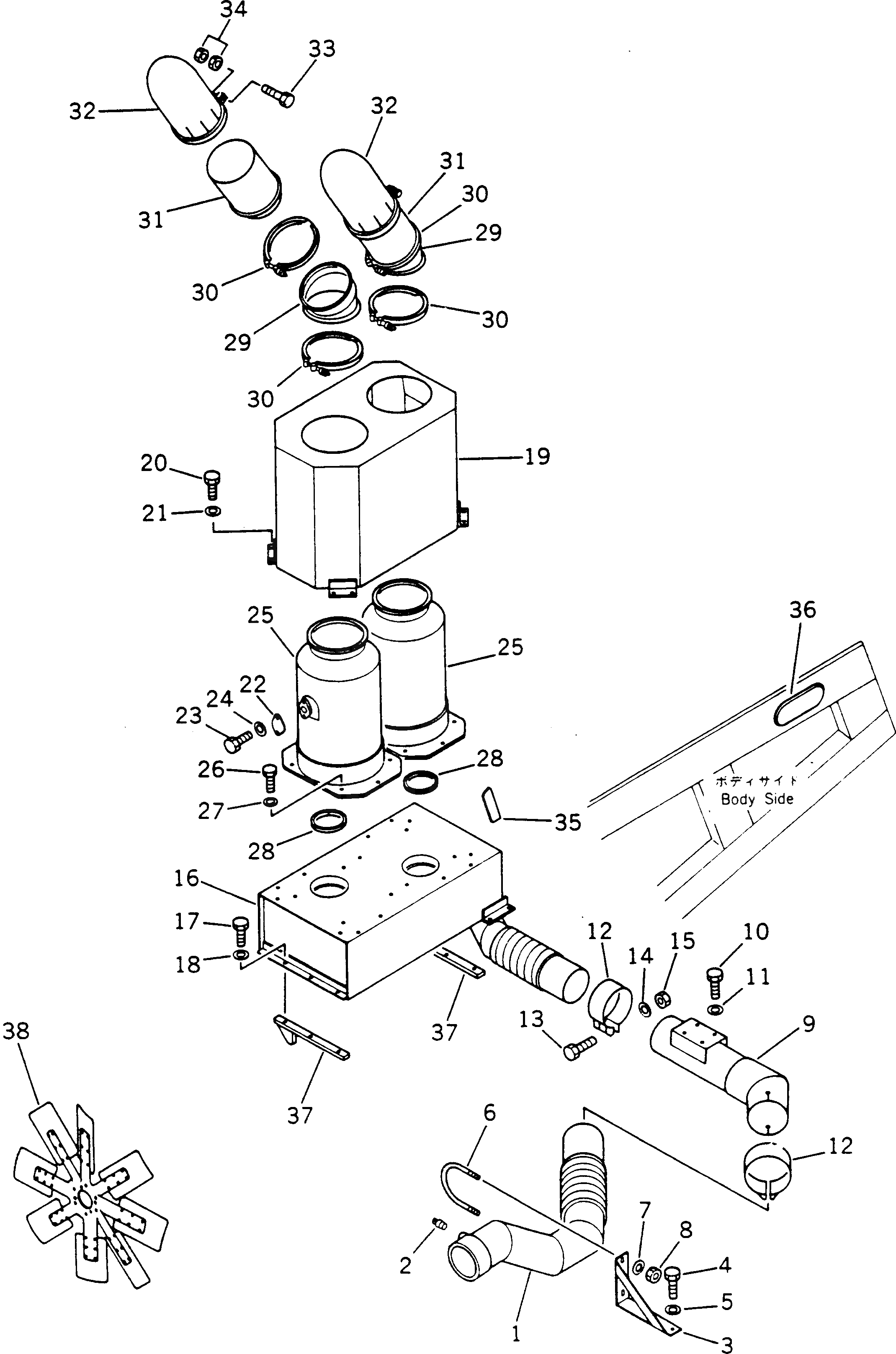 Крышка 566-92-32250  Komatsu