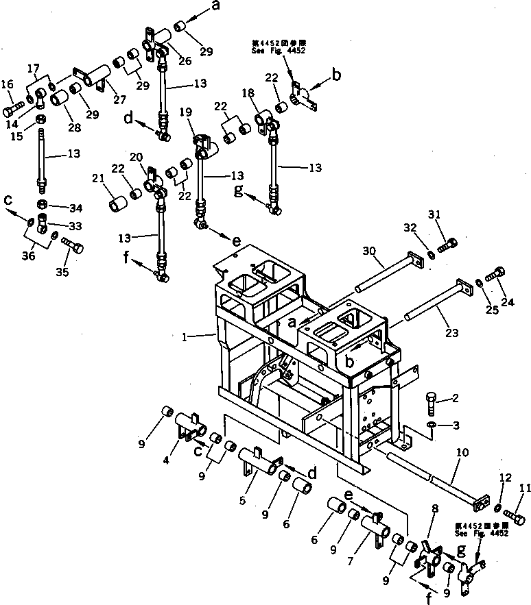 Рычаг 22C-43-12320 Komatsu