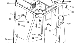 Крышка 421-925-1250  Komatsu