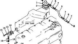 Труба 6710-61-6362 Komatsu