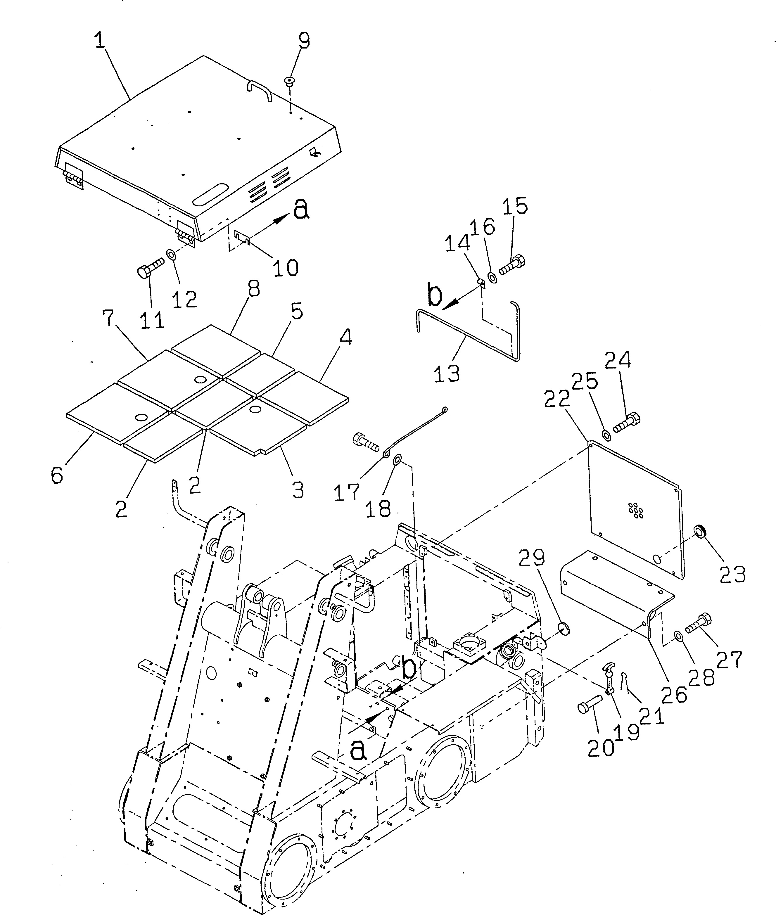 Крышка FF7817-54410 Komatsu