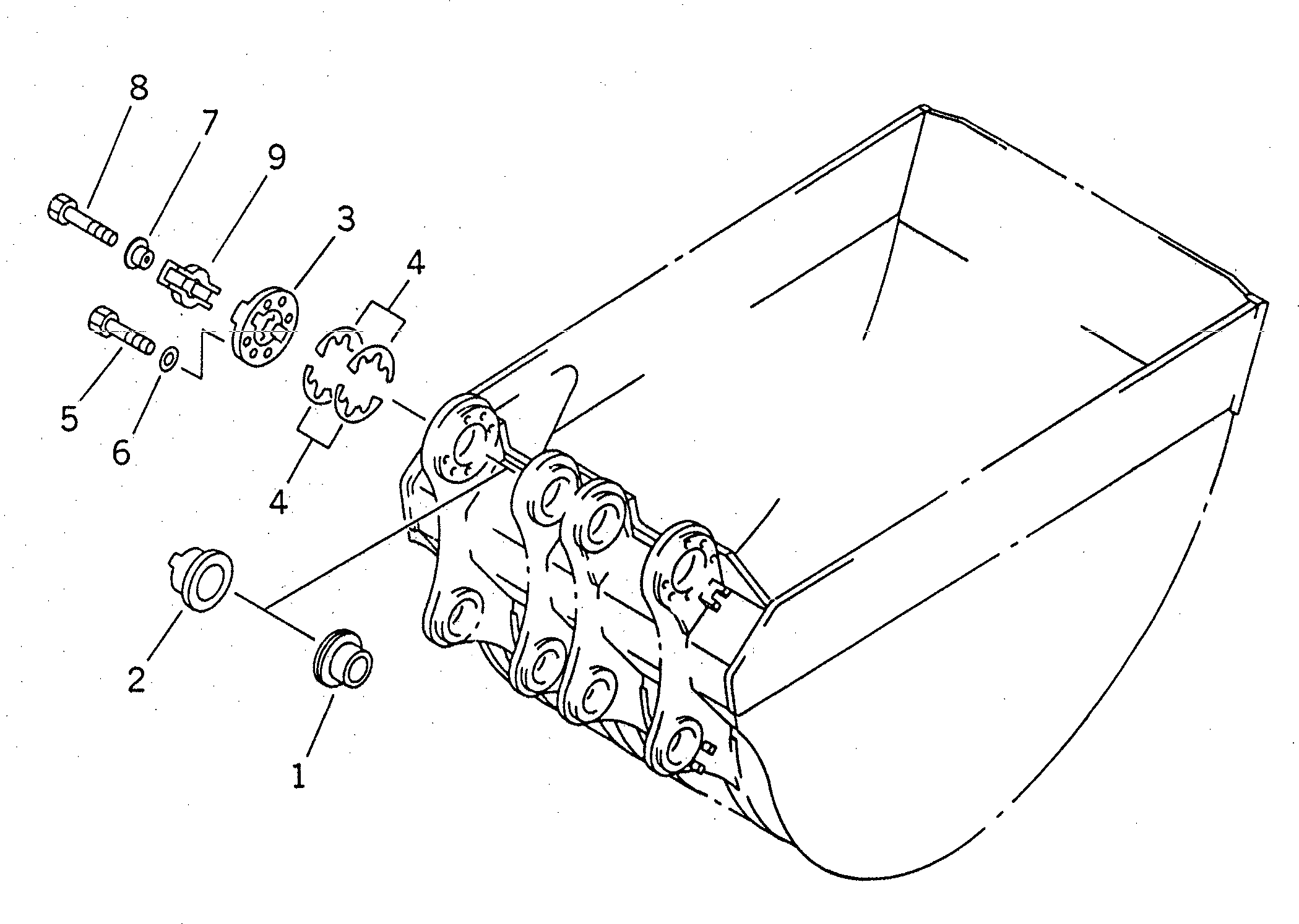 Крышка 21T-919-7690 Komatsu