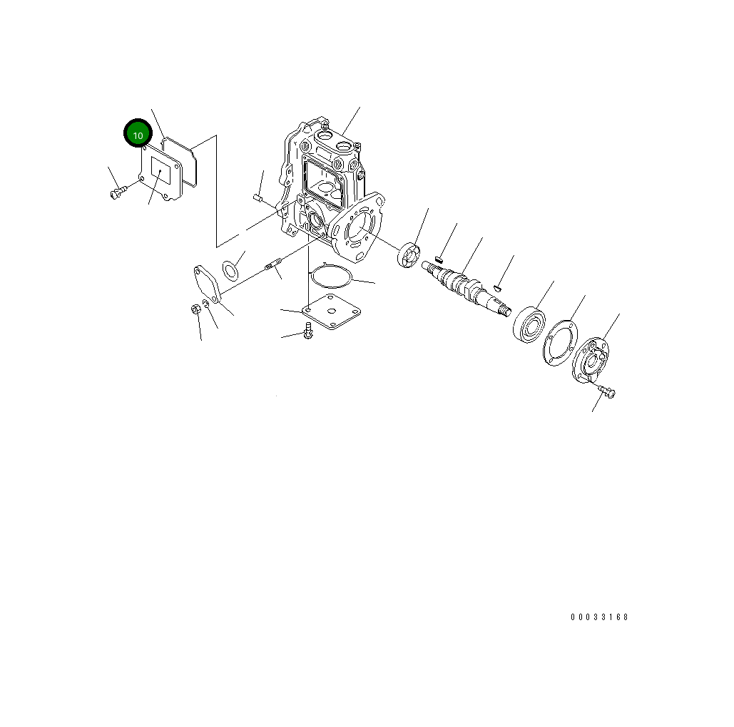 Крышка YM119415-51750 Komatsu