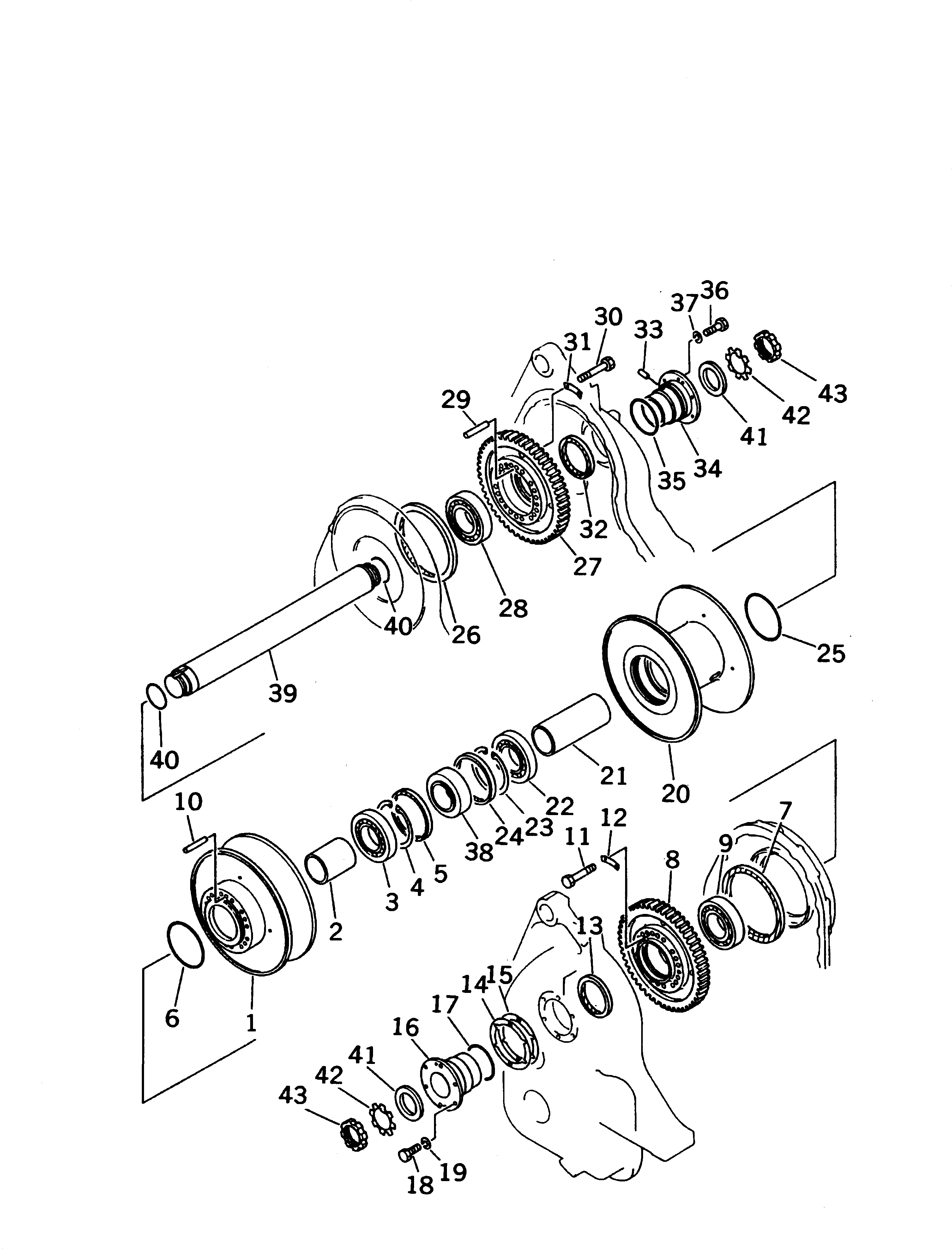 Подшипник 06030-22222 Komatsu