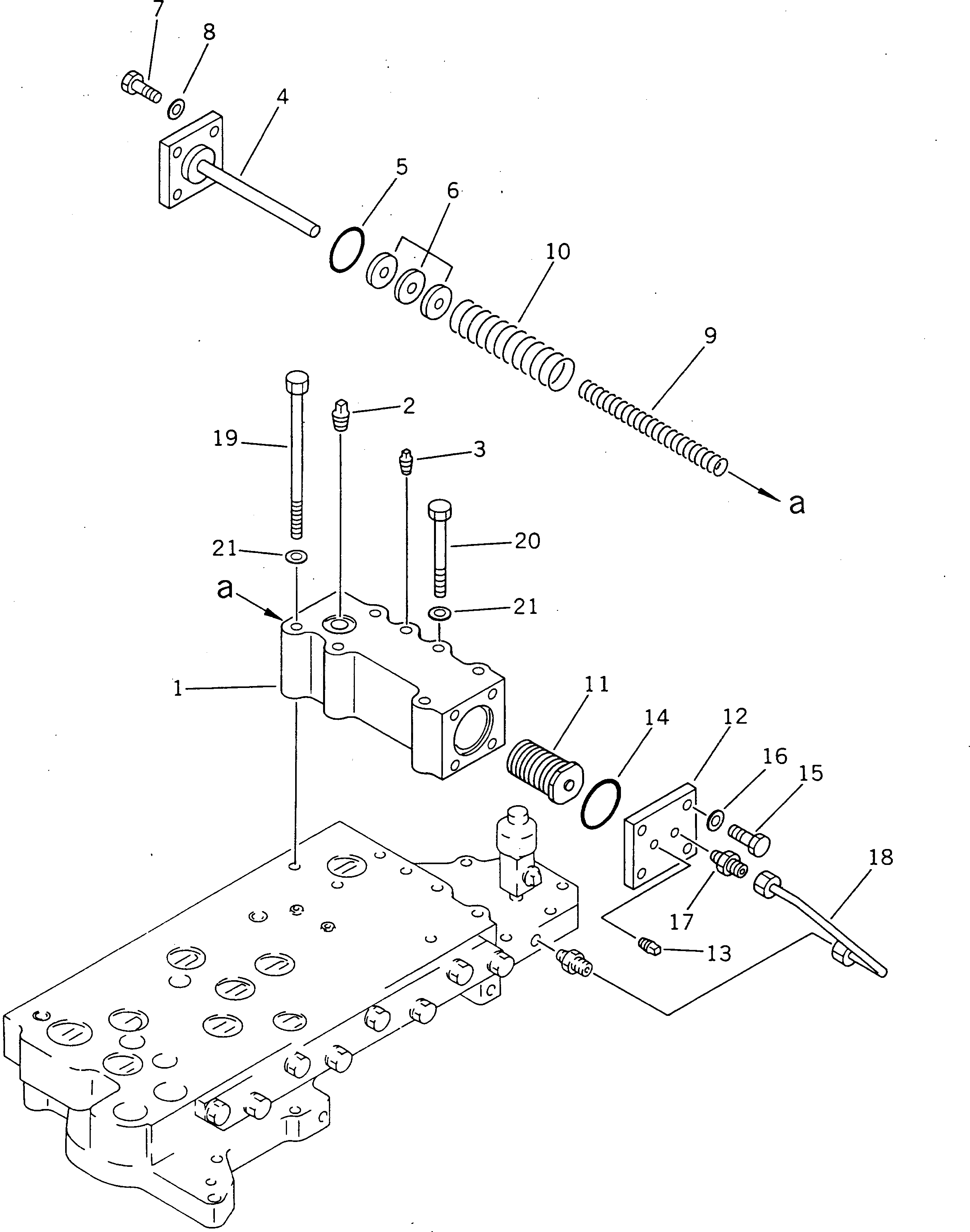 Крышка 569-15-35530  Komatsu