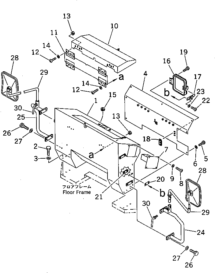 Крышка 262-54-51172 Komatsu
