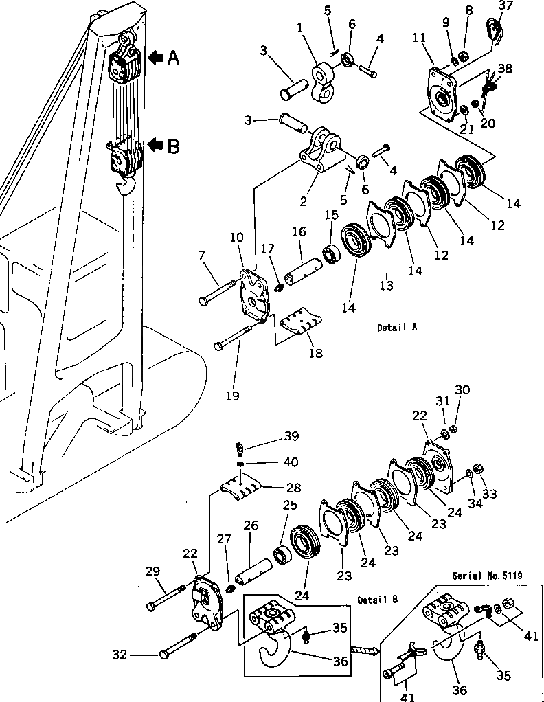 Крышка 176-70-11191 Komatsu