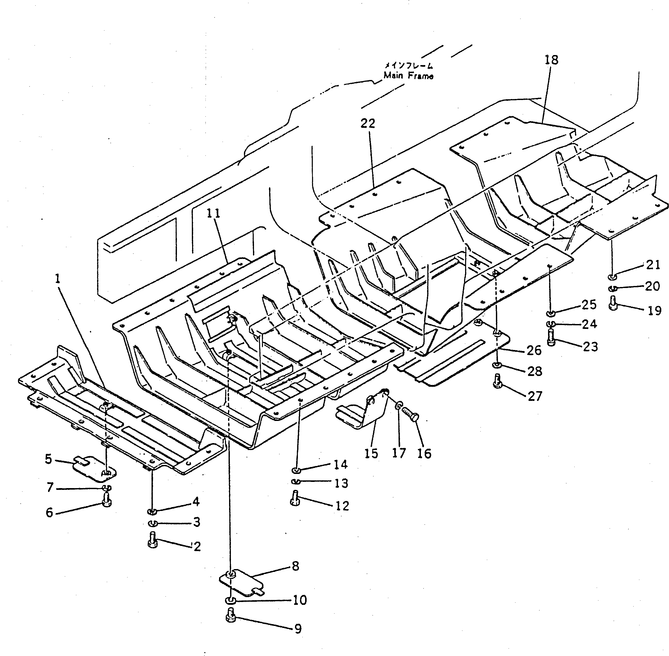 Крышка 178-54-14150 Komatsu