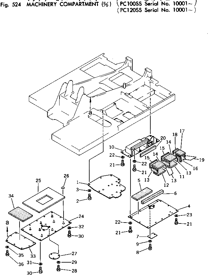 Крышка 203-54-88110 Komatsu