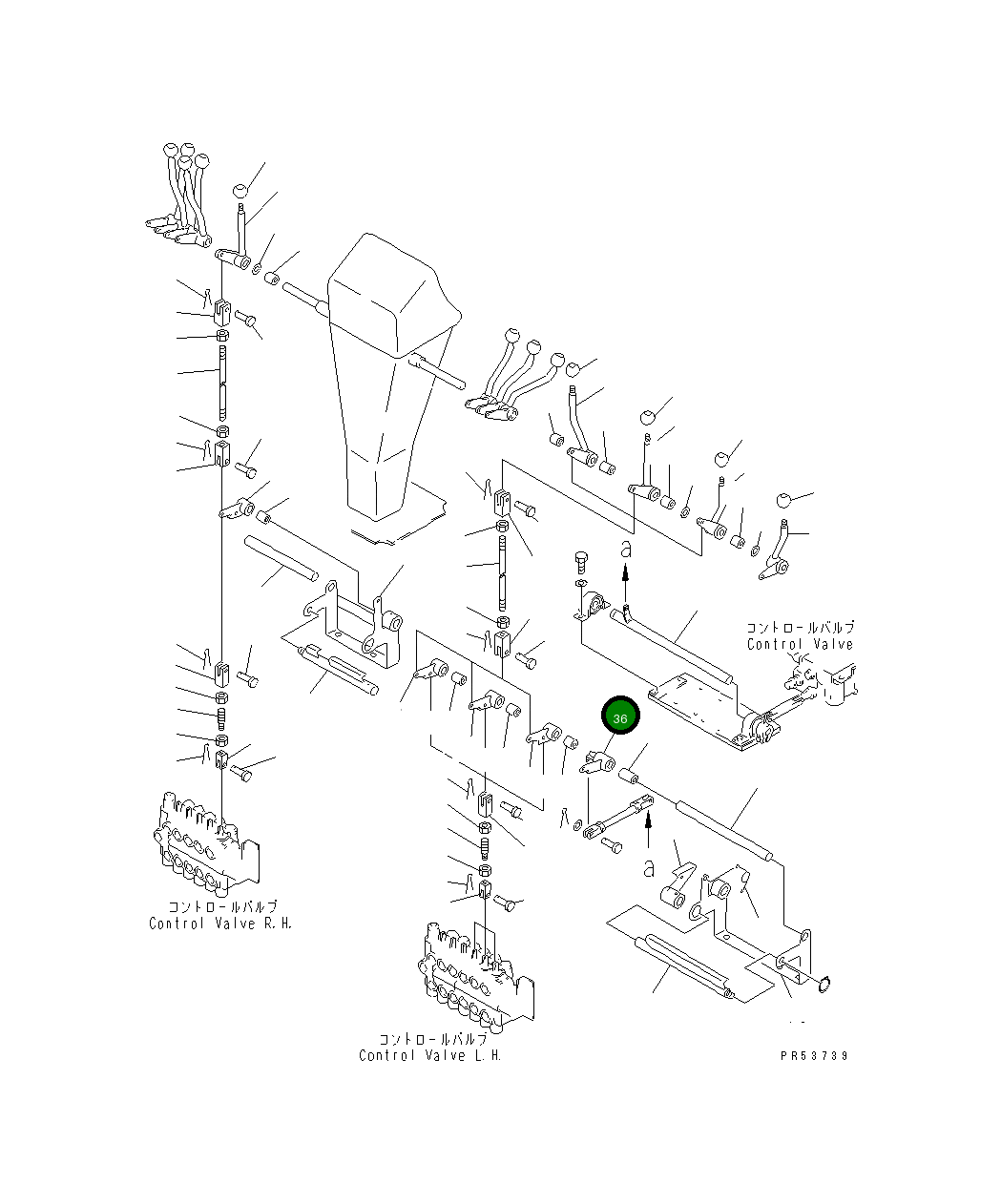 Рычаг 234-43-37870 Komatsu