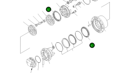 Подшипник TZ200B1021-00 Komatsu
