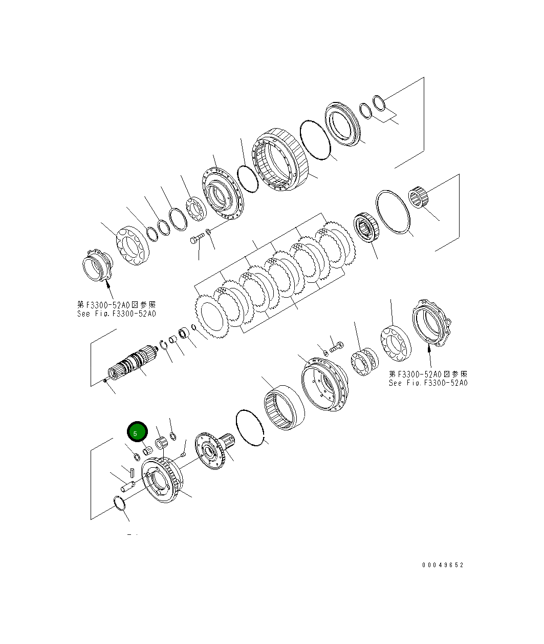 Подшипник 56E-15-19360 Komatsu