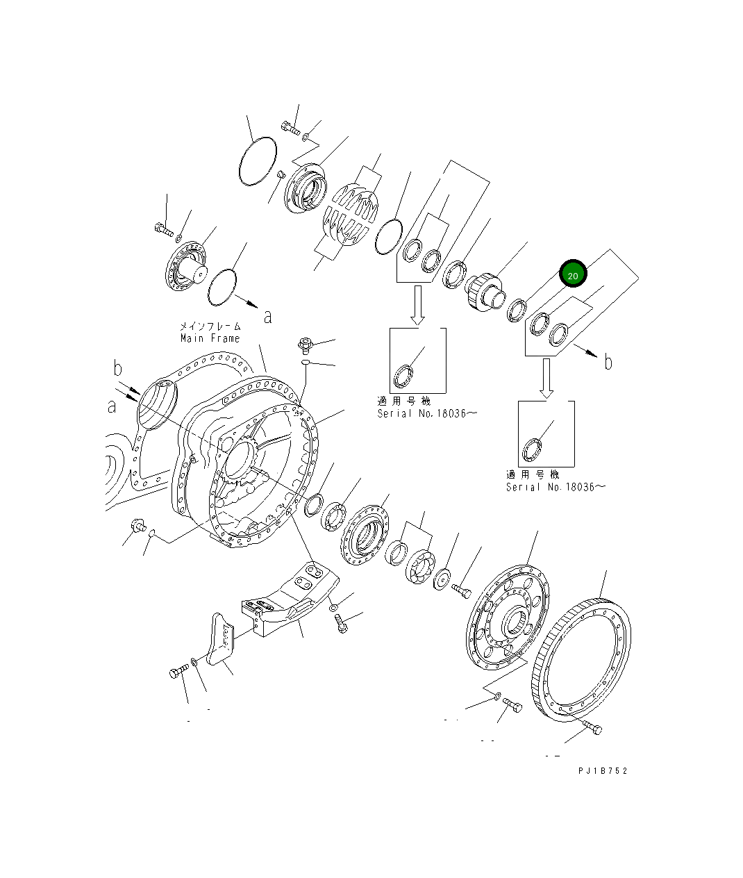 Подшипник 06002-32024 Komatsu