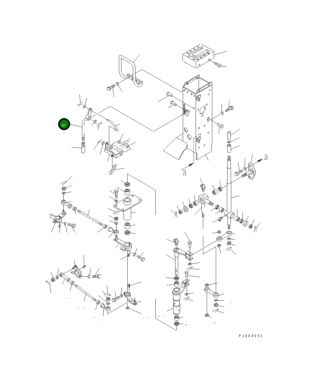 Рычаг 175-43-41250 Komatsu