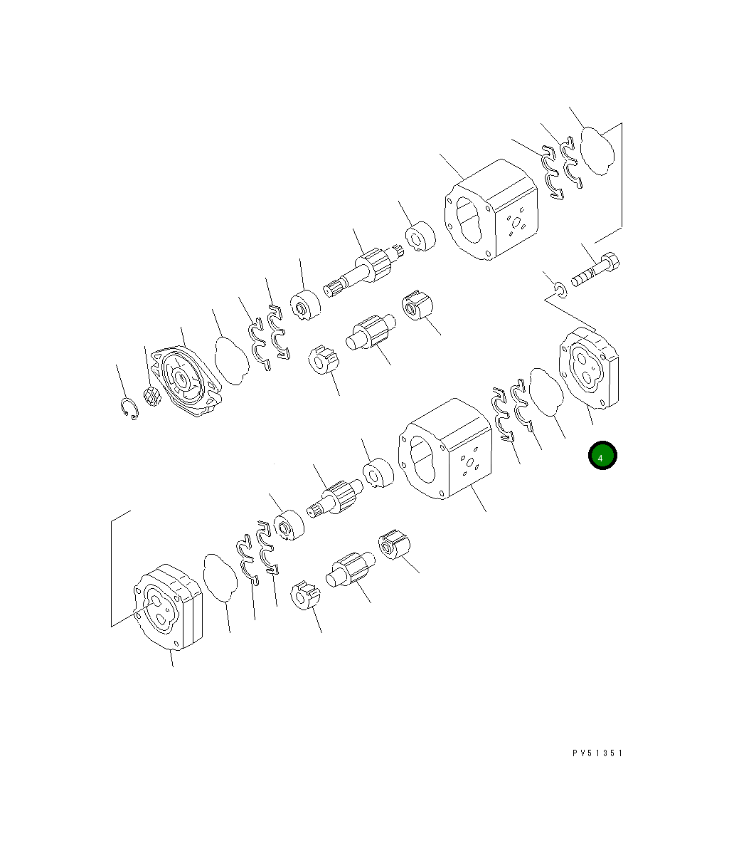Крышка KB20131-20621 Komatsu
