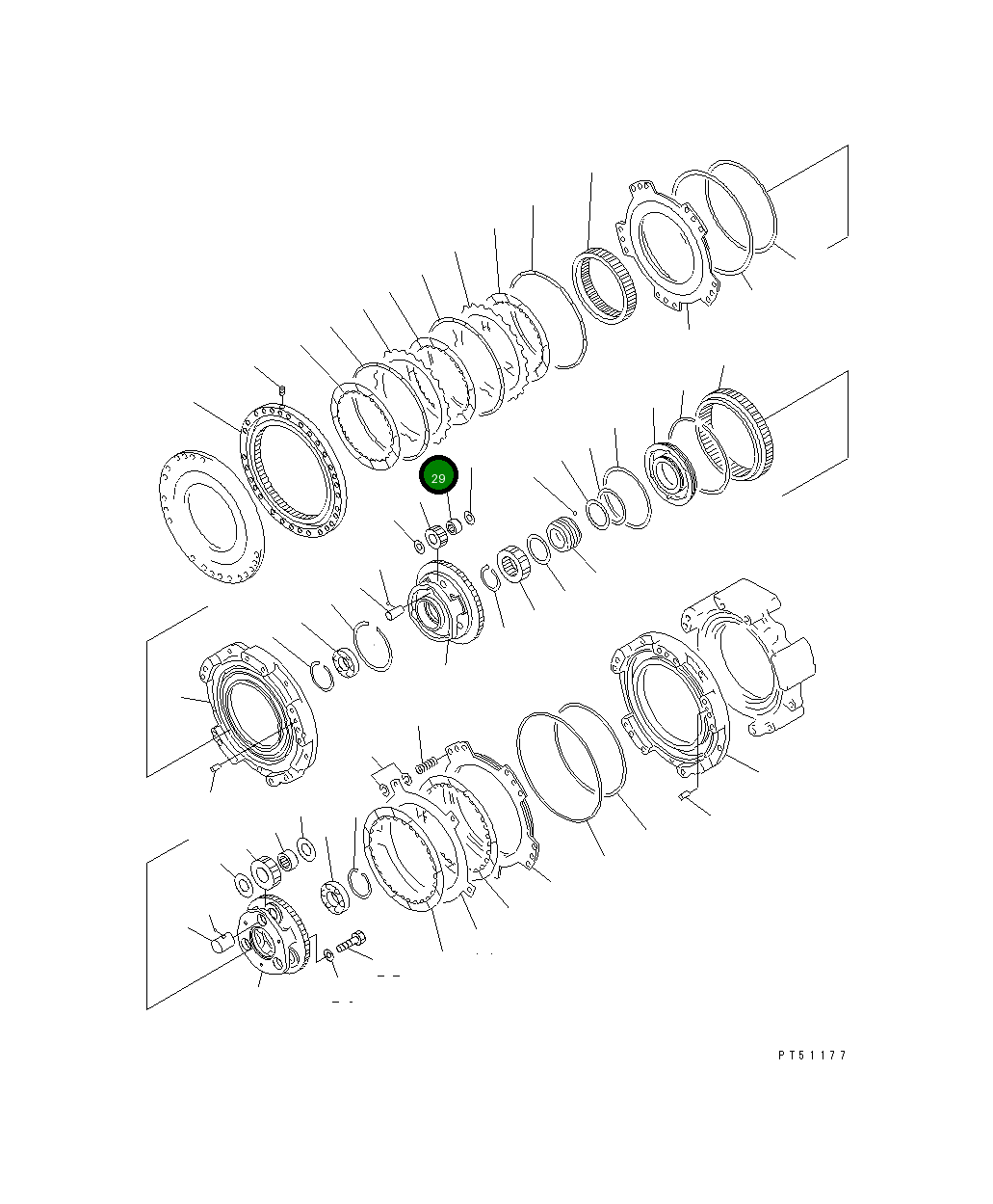 Подшипник 09232-02225  Komatsu