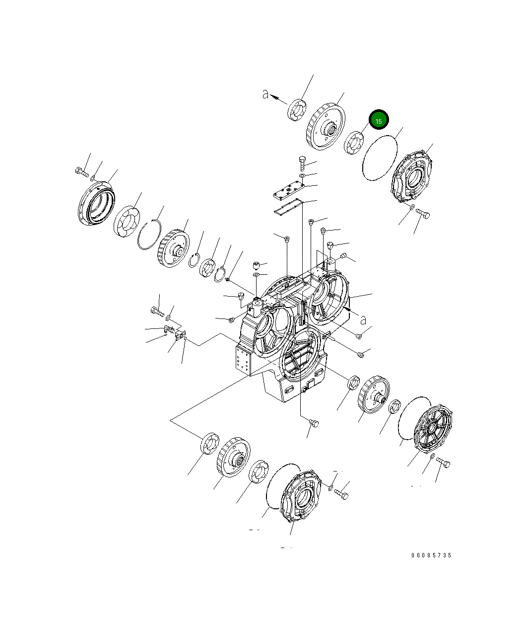 Подшипник 21T-09-31130 Komatsu