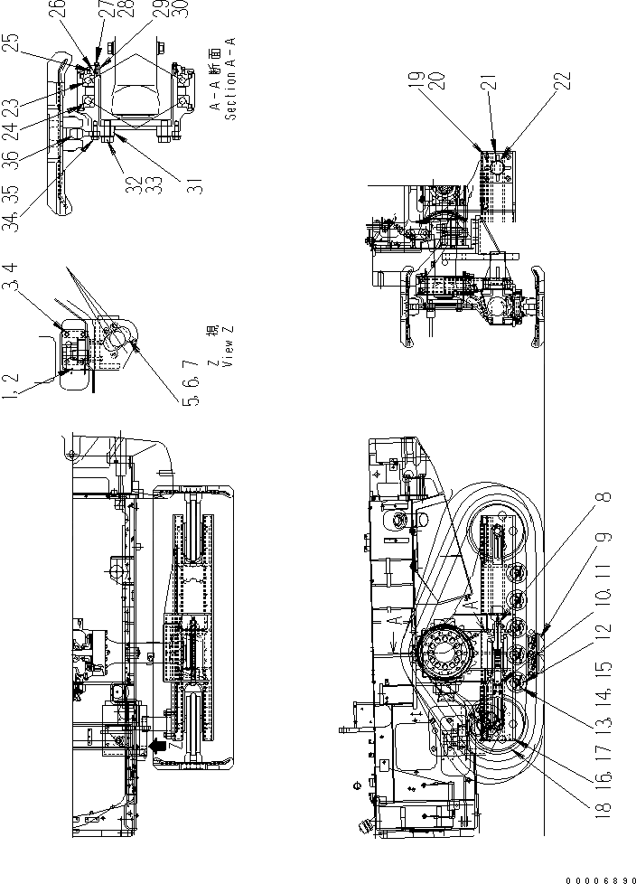 Подшипник 279-30-12130 Komatsu