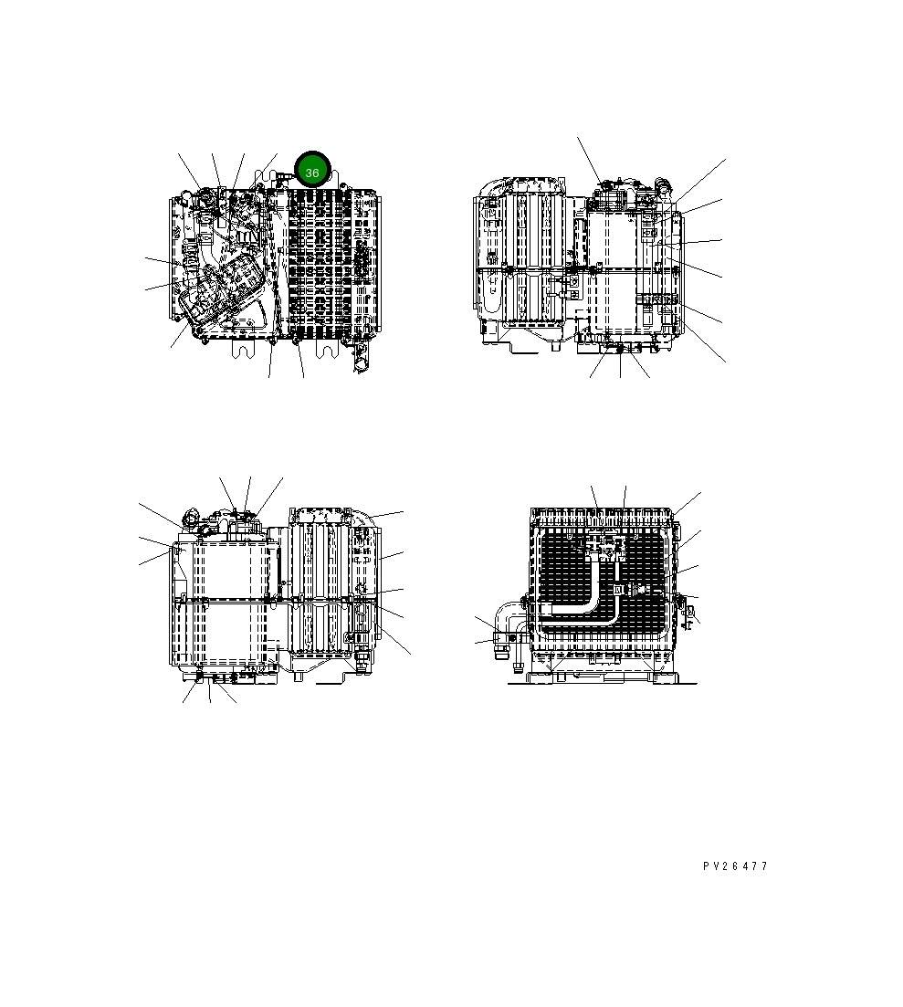 Рычаг ND017732-4600 Komatsu