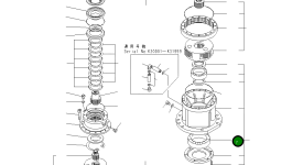Подшипник 21P-26-K1170 Komatsu