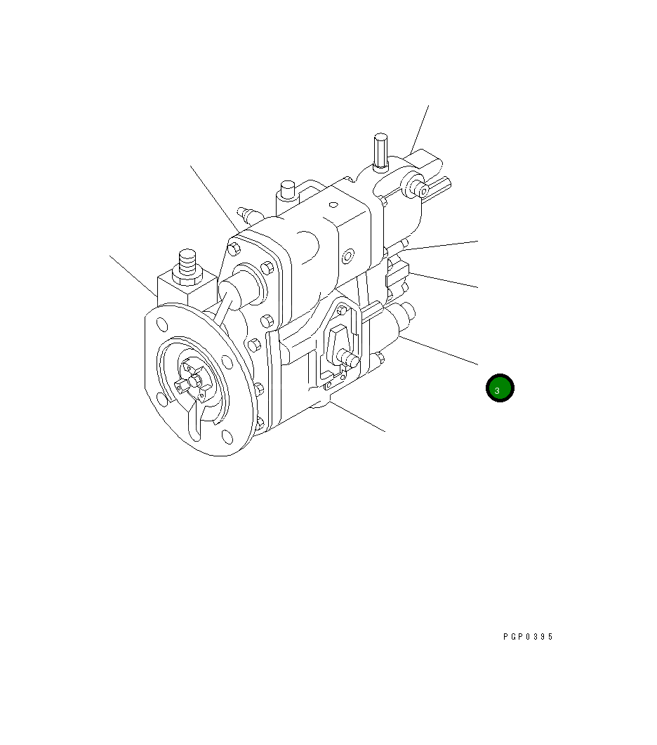 Крышка CU3021977 Komatsu