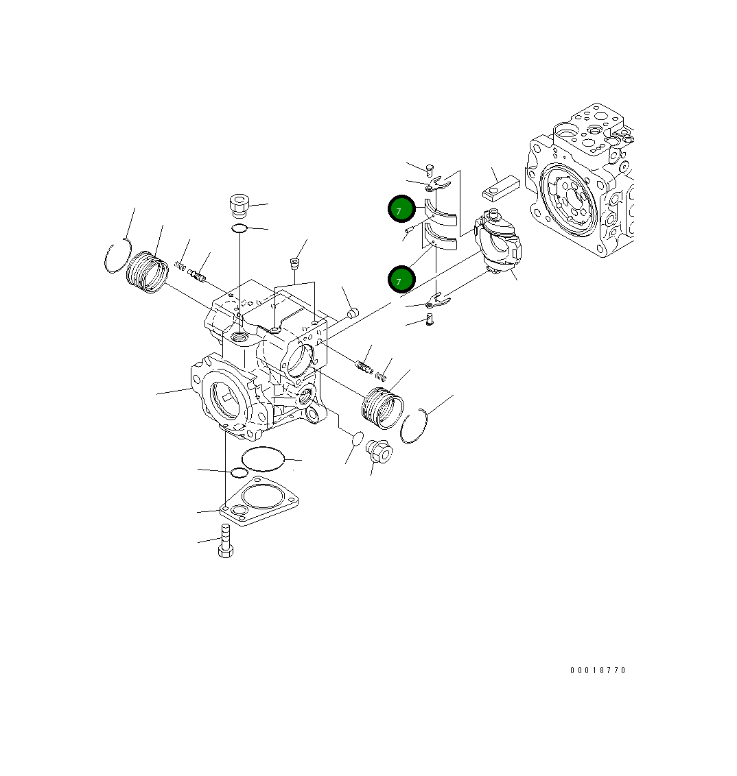 Подшипник 720-2M-13610 Komatsu