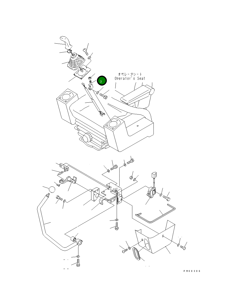 Рычаг 20G-43-K1521 Komatsu