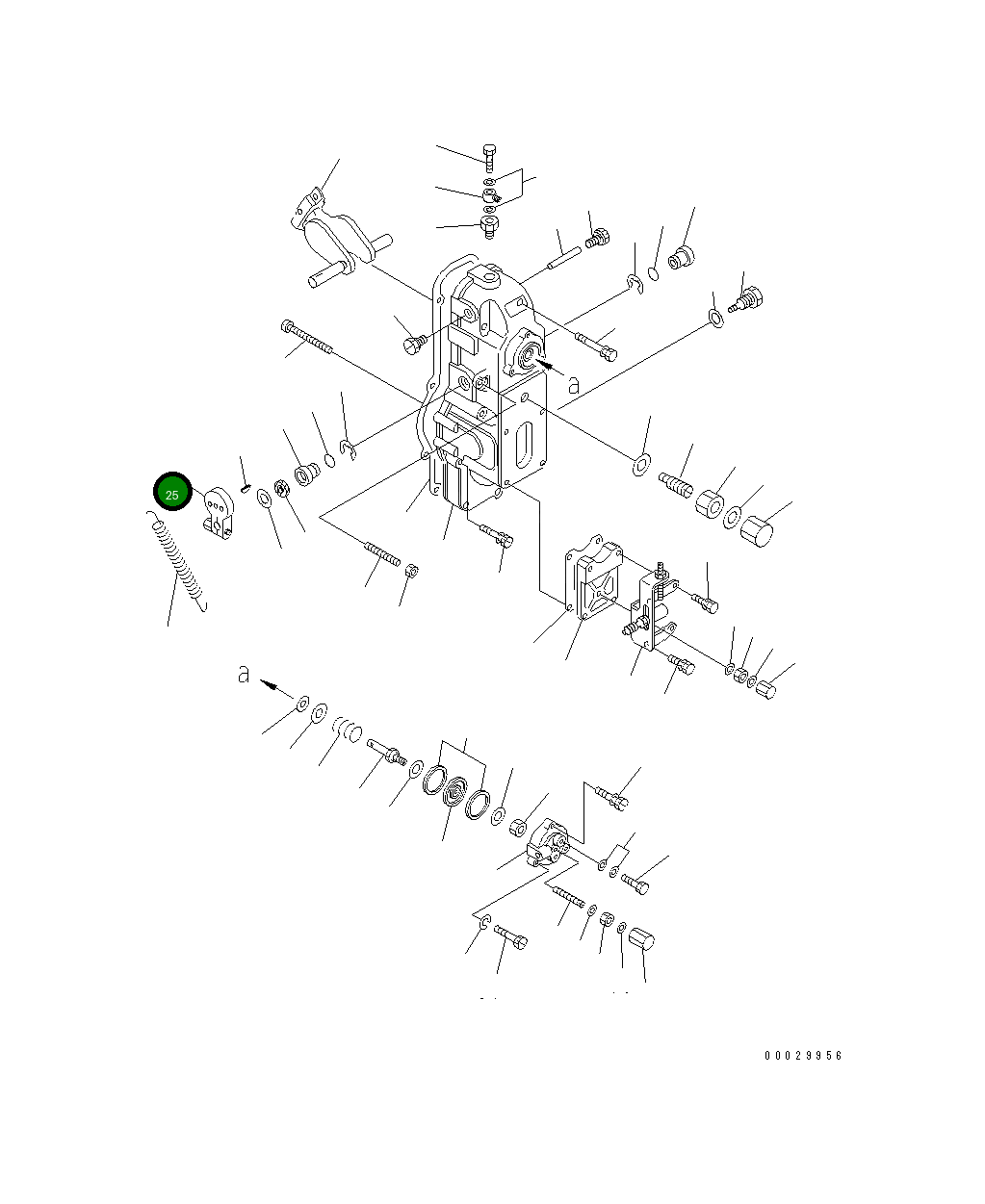 Рычаг DK154396-8220 Komatsu