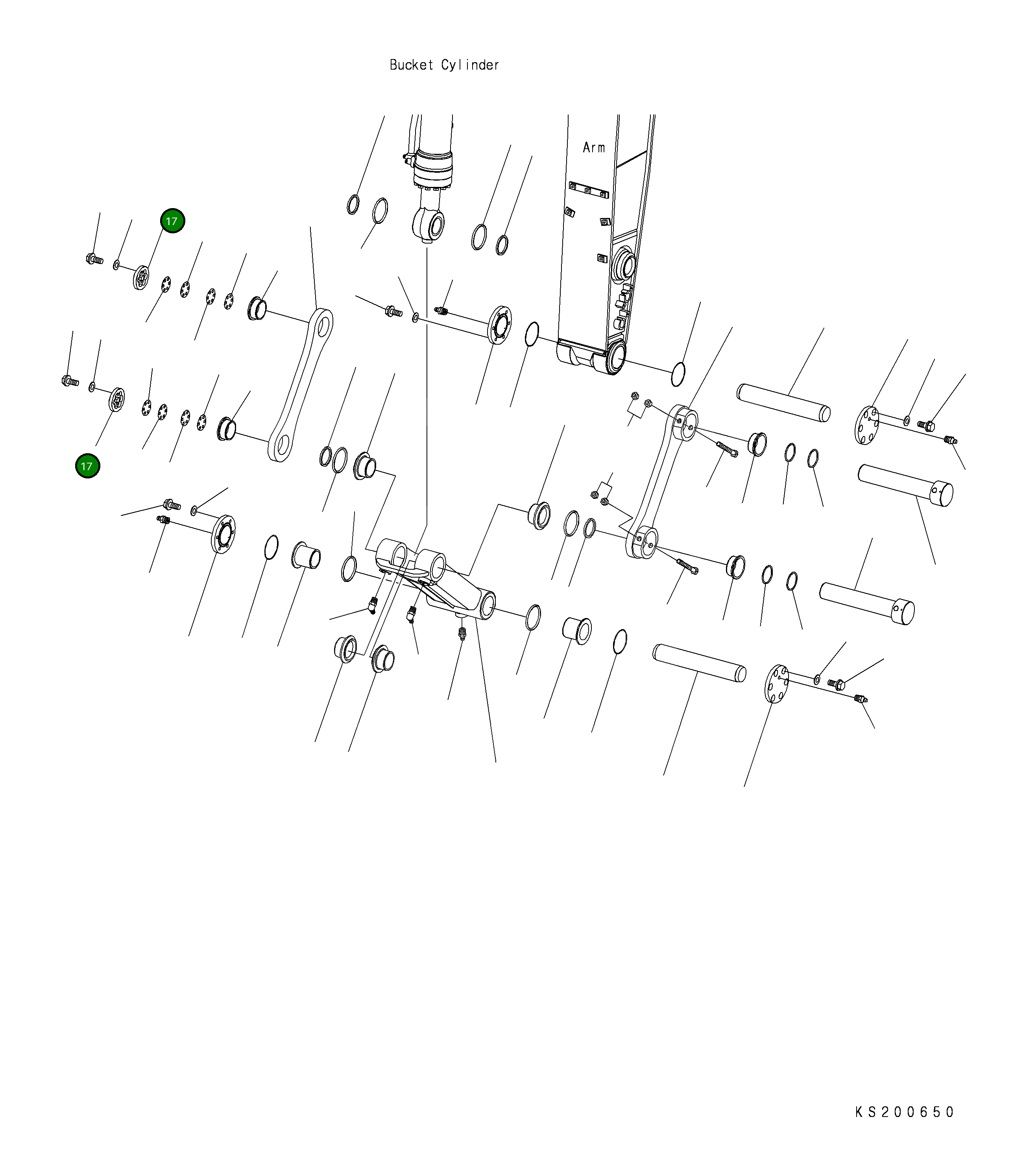 Крышка KV-1B17-2310 Komatsu