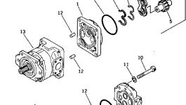 Крышка 705-07-03120  Komatsu