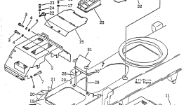 Сиденье 22X-54-15730 Komatsu