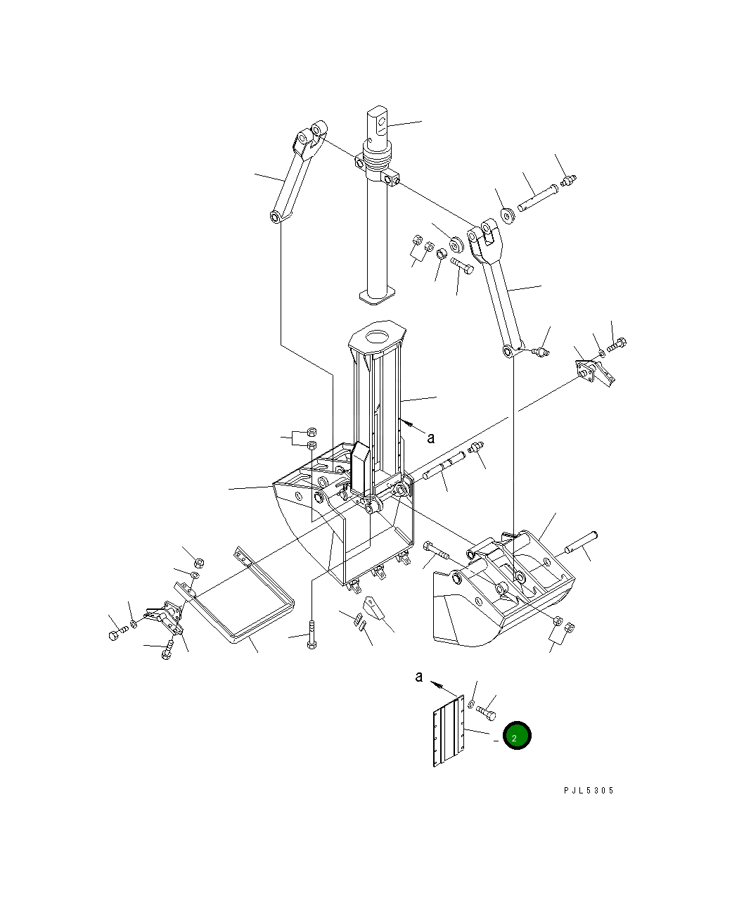 Крышка MZCS221-01120 Komatsu