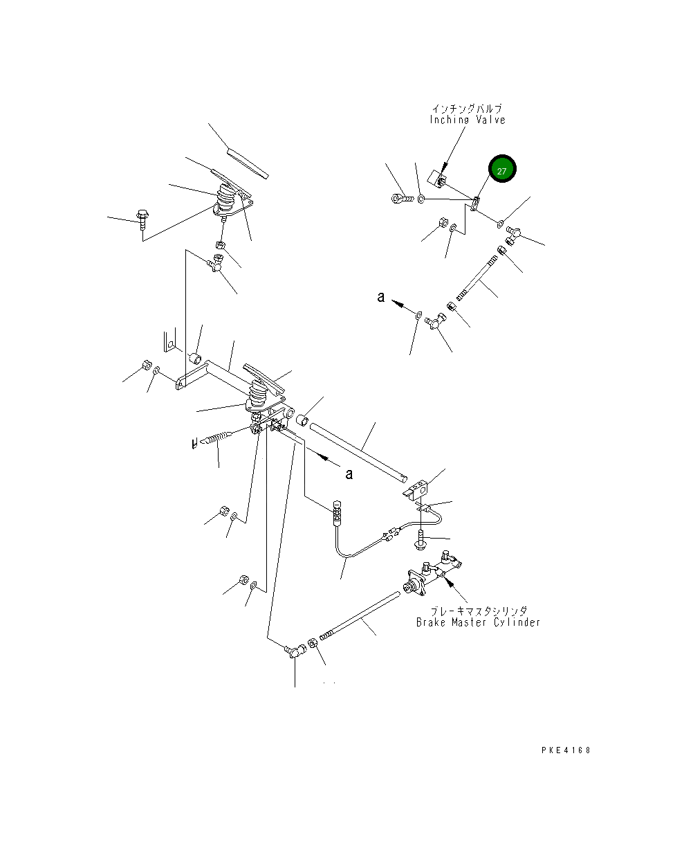 Рычаг 415-43-27220 Komatsu