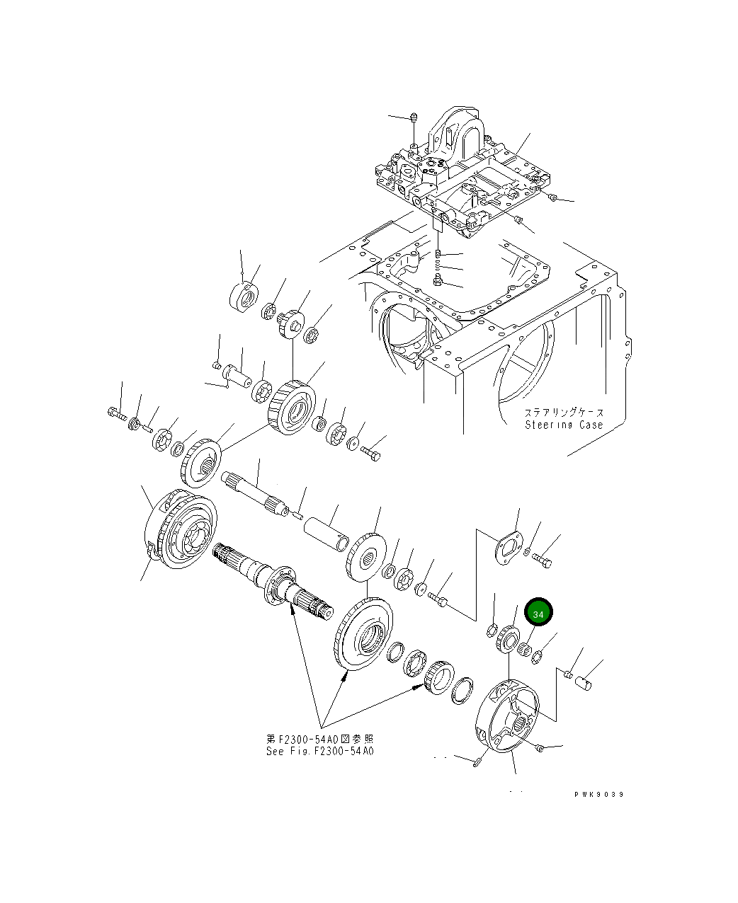 Подшипник 561-15-39410 Komatsu