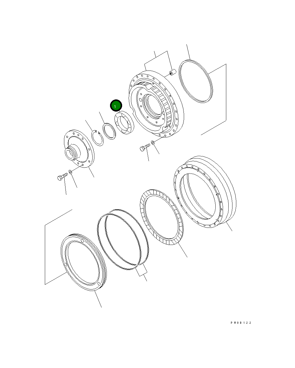 Подшипник 711-90-19310 Komatsu