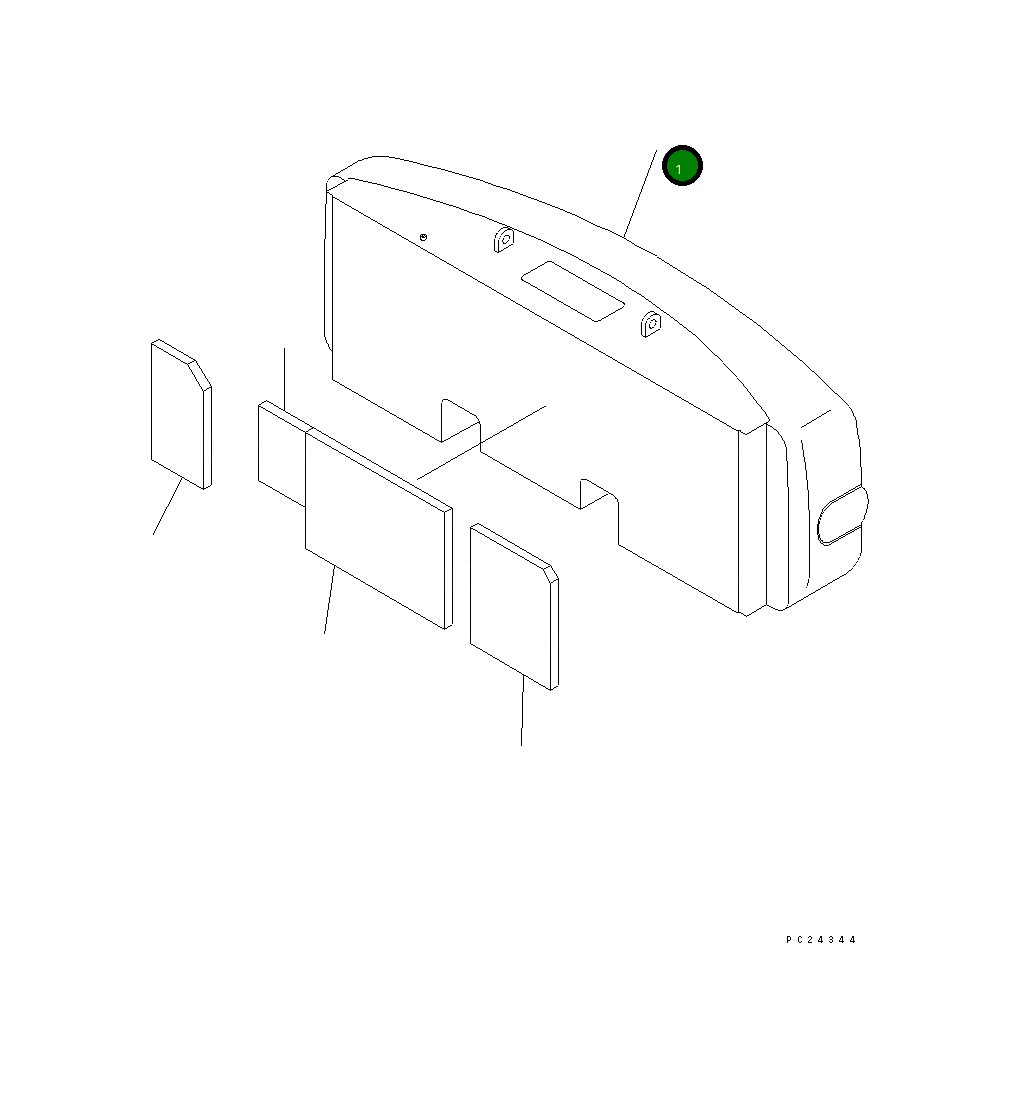 Крышка 8261-54-1110  Komatsu